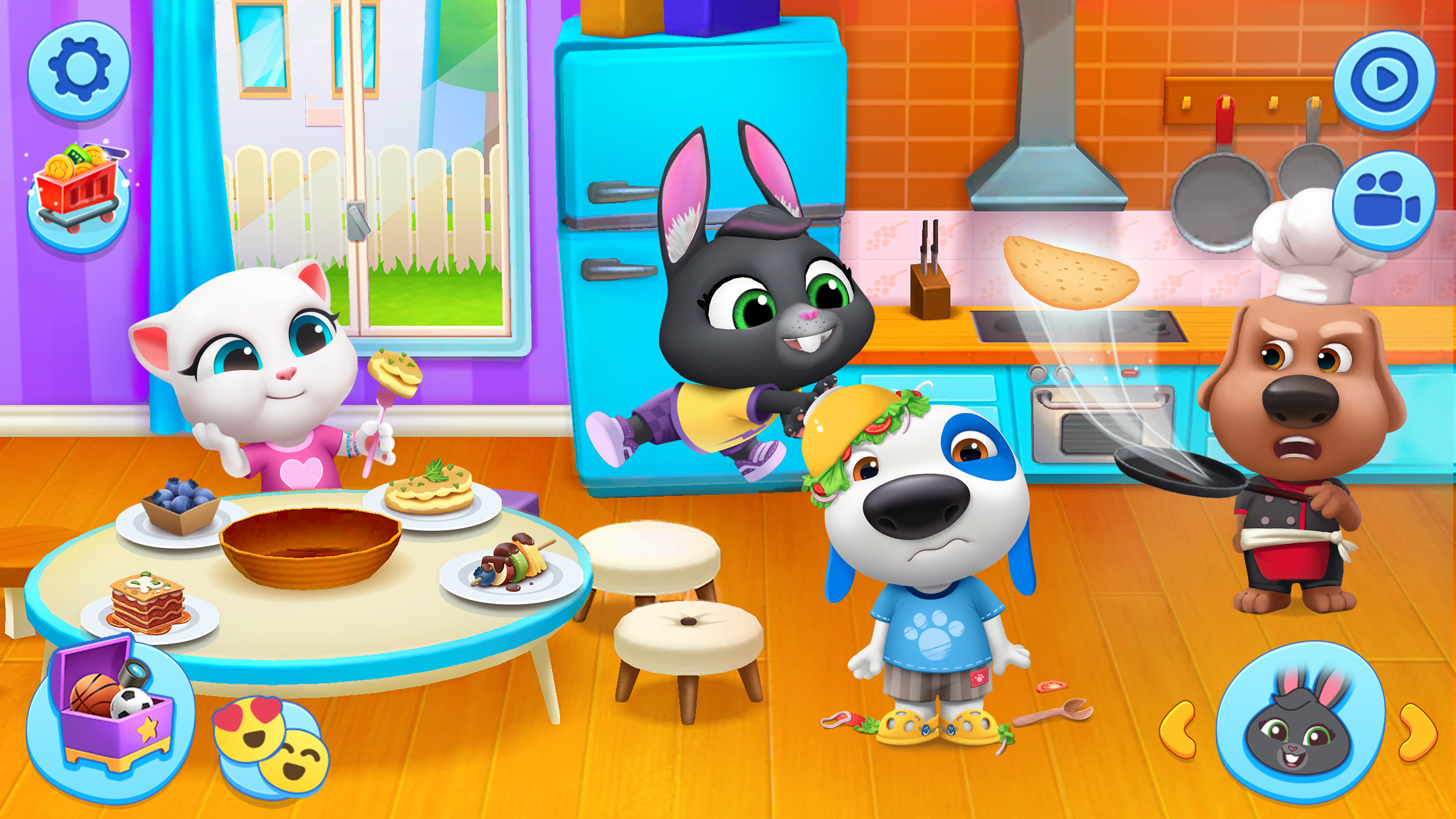 اسکرین شات 7 بازی My Talking Tom Friends