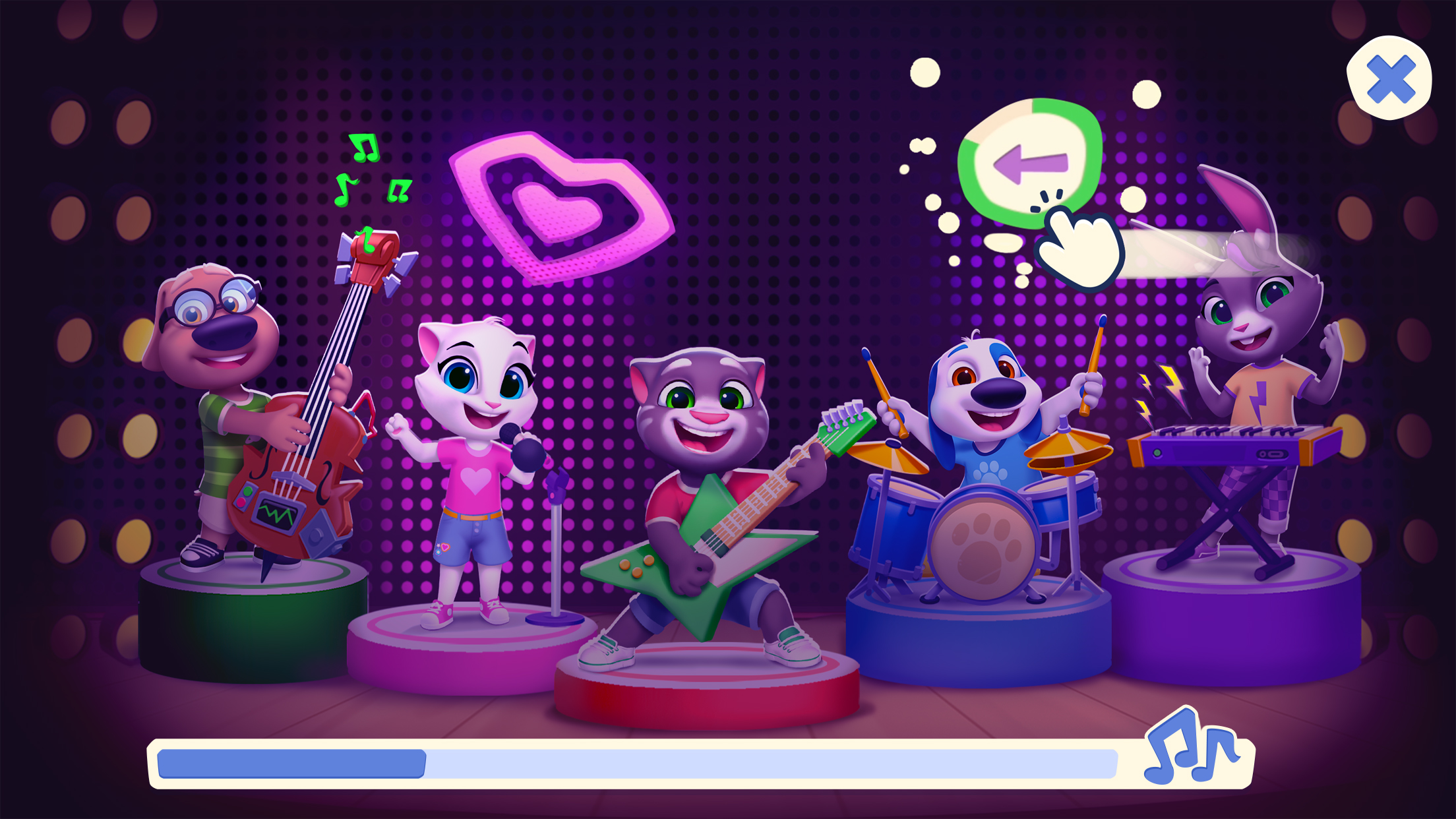 اسکرین شات 5 بازی My Talking Tom Friends 2