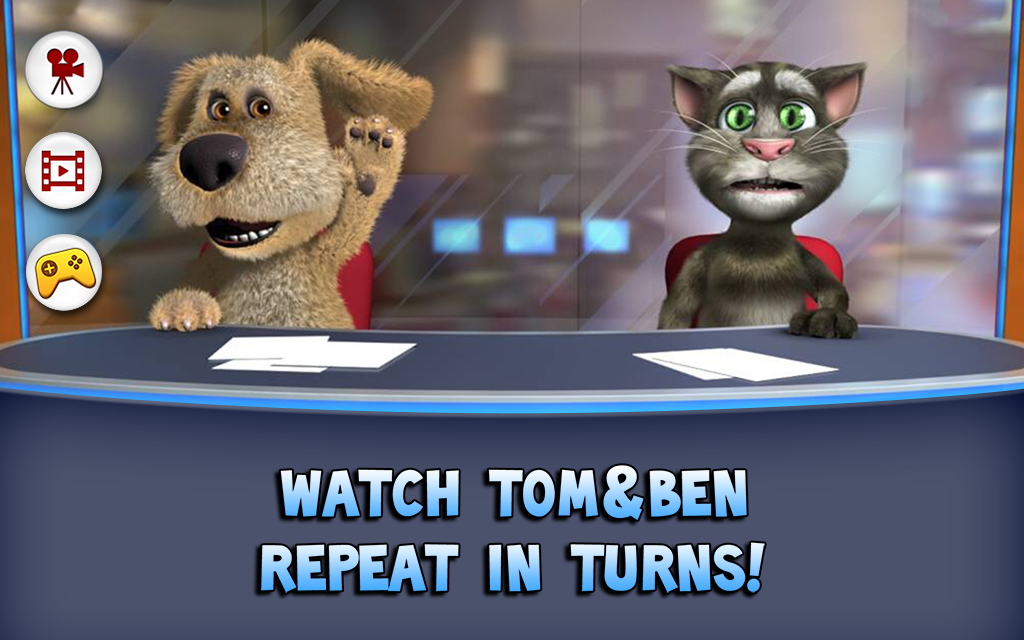 اسکرین شات 1 برنامه Talking Tom & Ben News