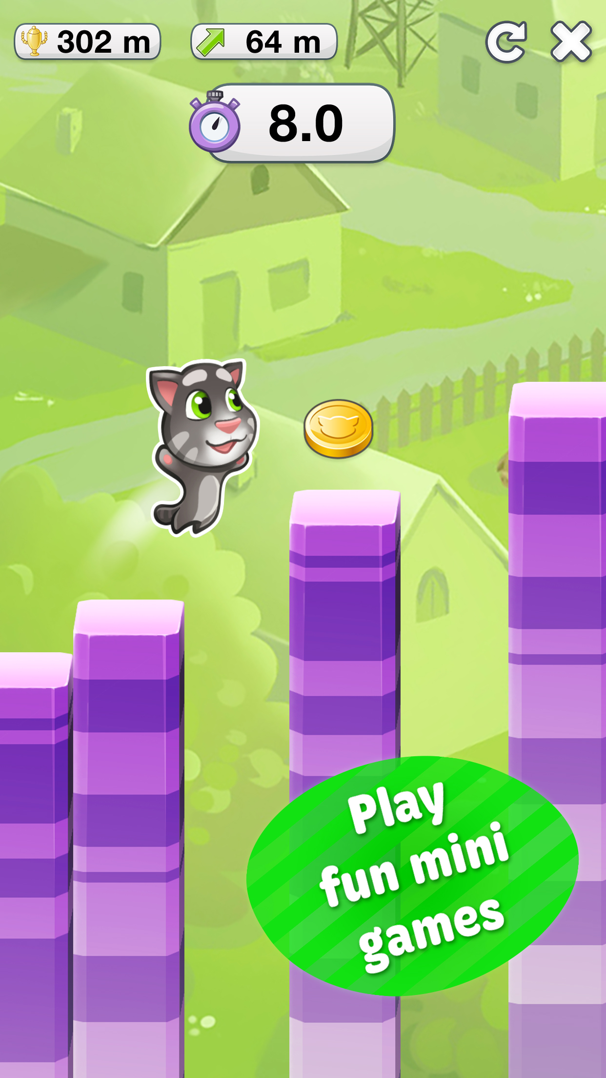 اسکرین شات 5 برنامه Talking Tom Cat 2