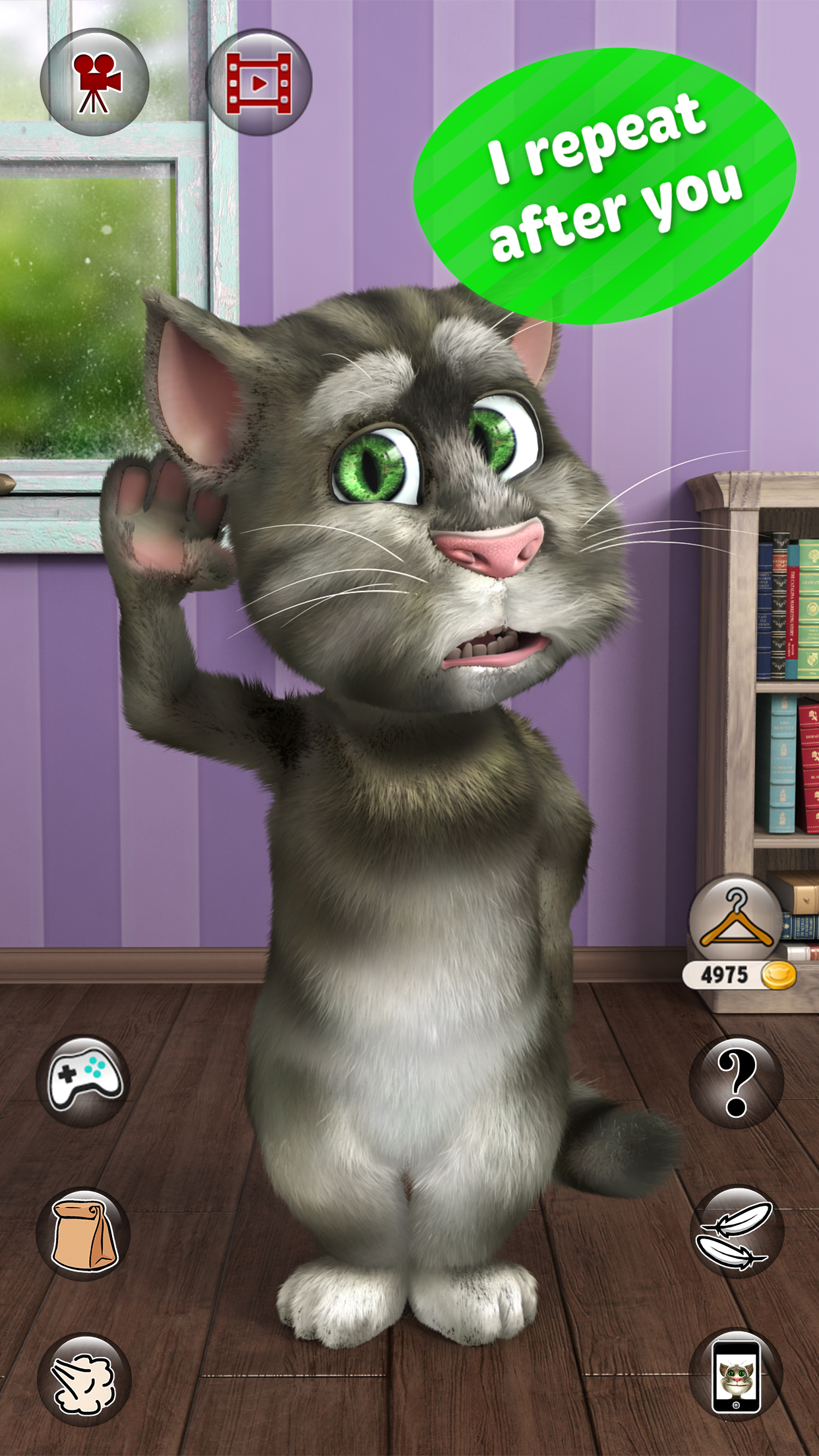 اسکرین شات 1 برنامه Talking Tom Cat 2