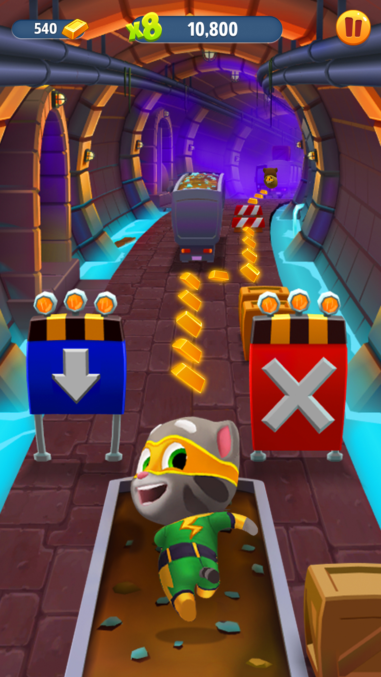 اسکرین شات 5 بازی Talking Tom Gold Run