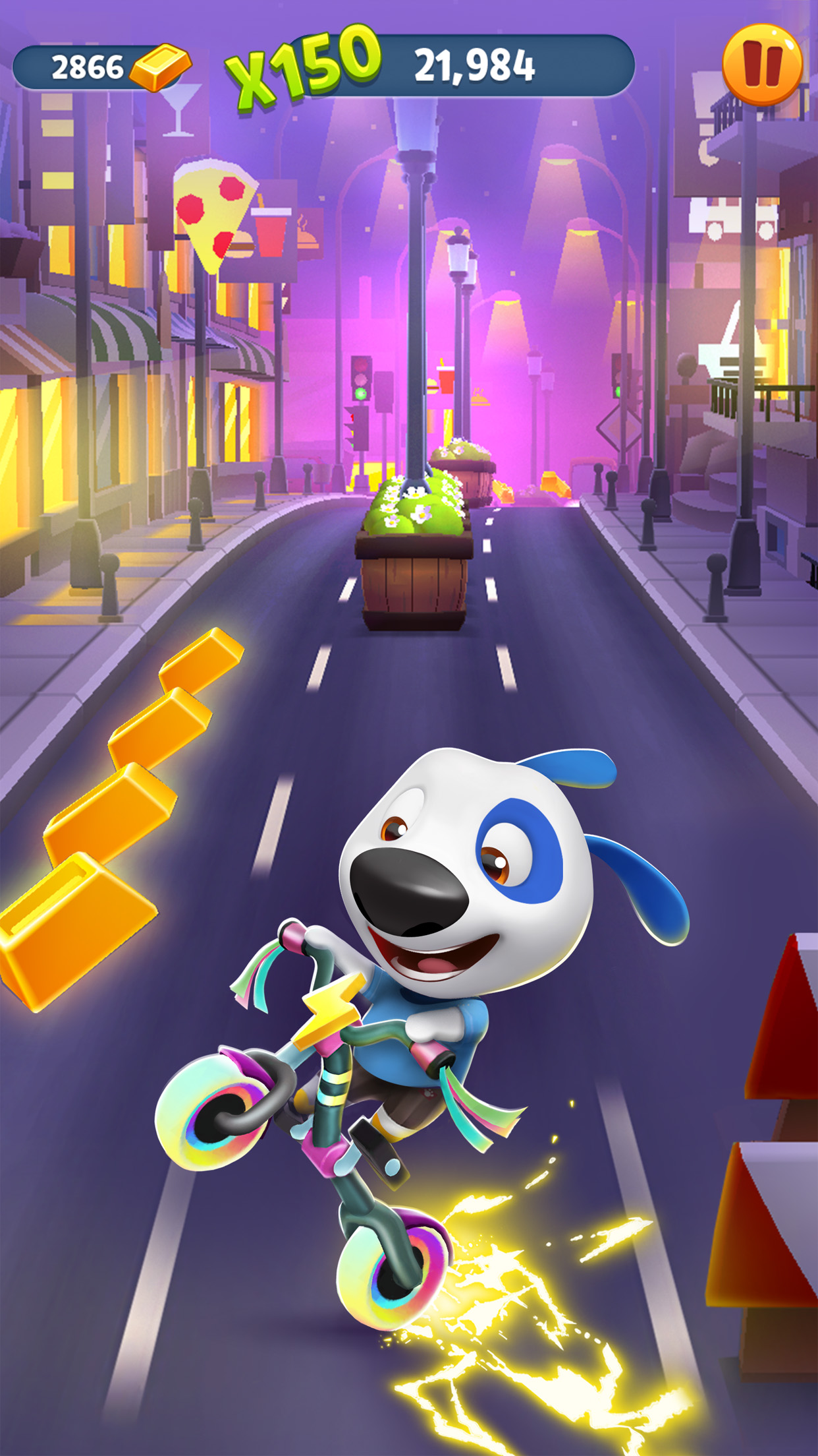 اسکرین شات 3 بازی Talking Tom Gold Run