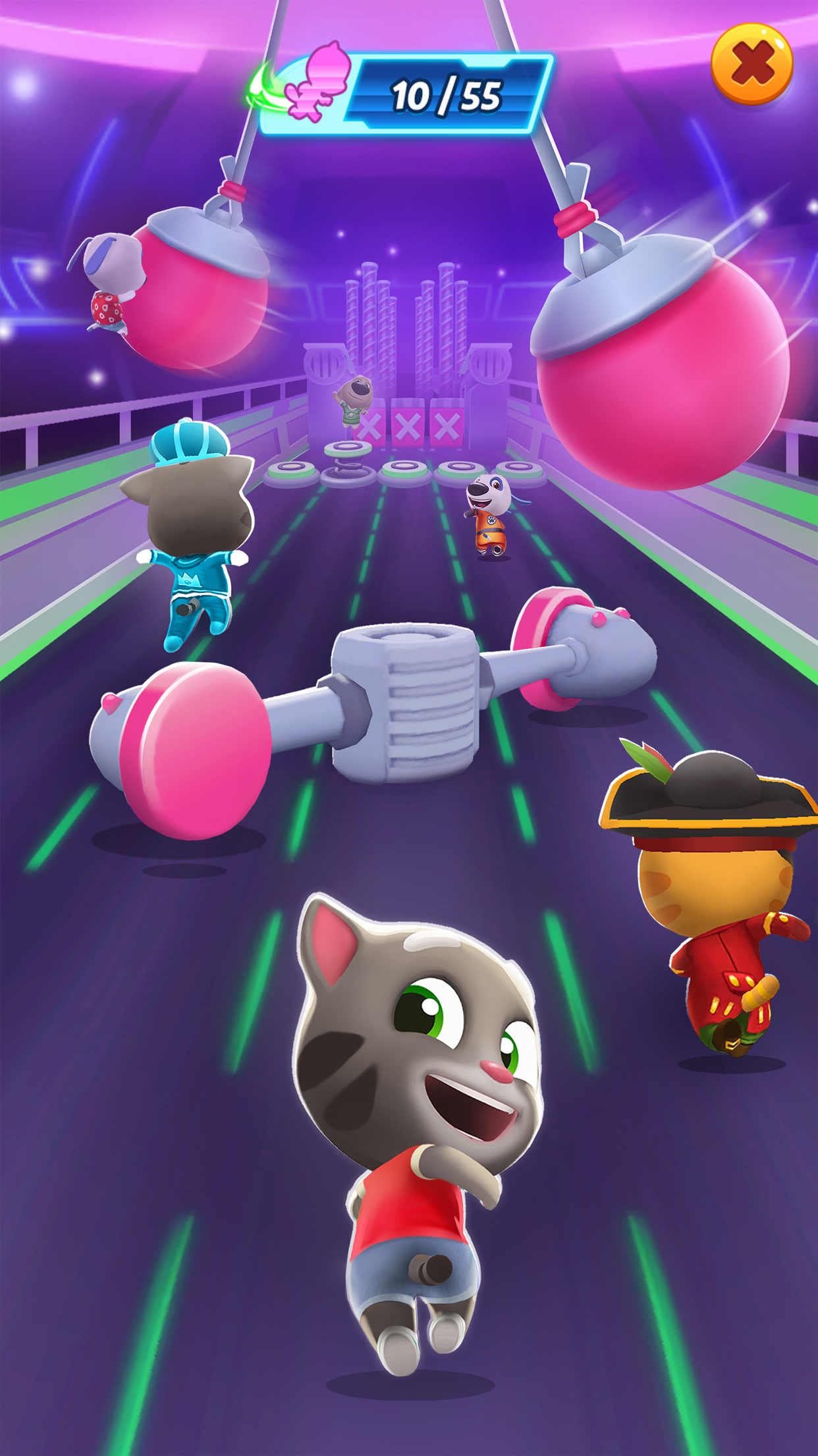 اسکرین شات 6 بازی Talking Tom Gold Run