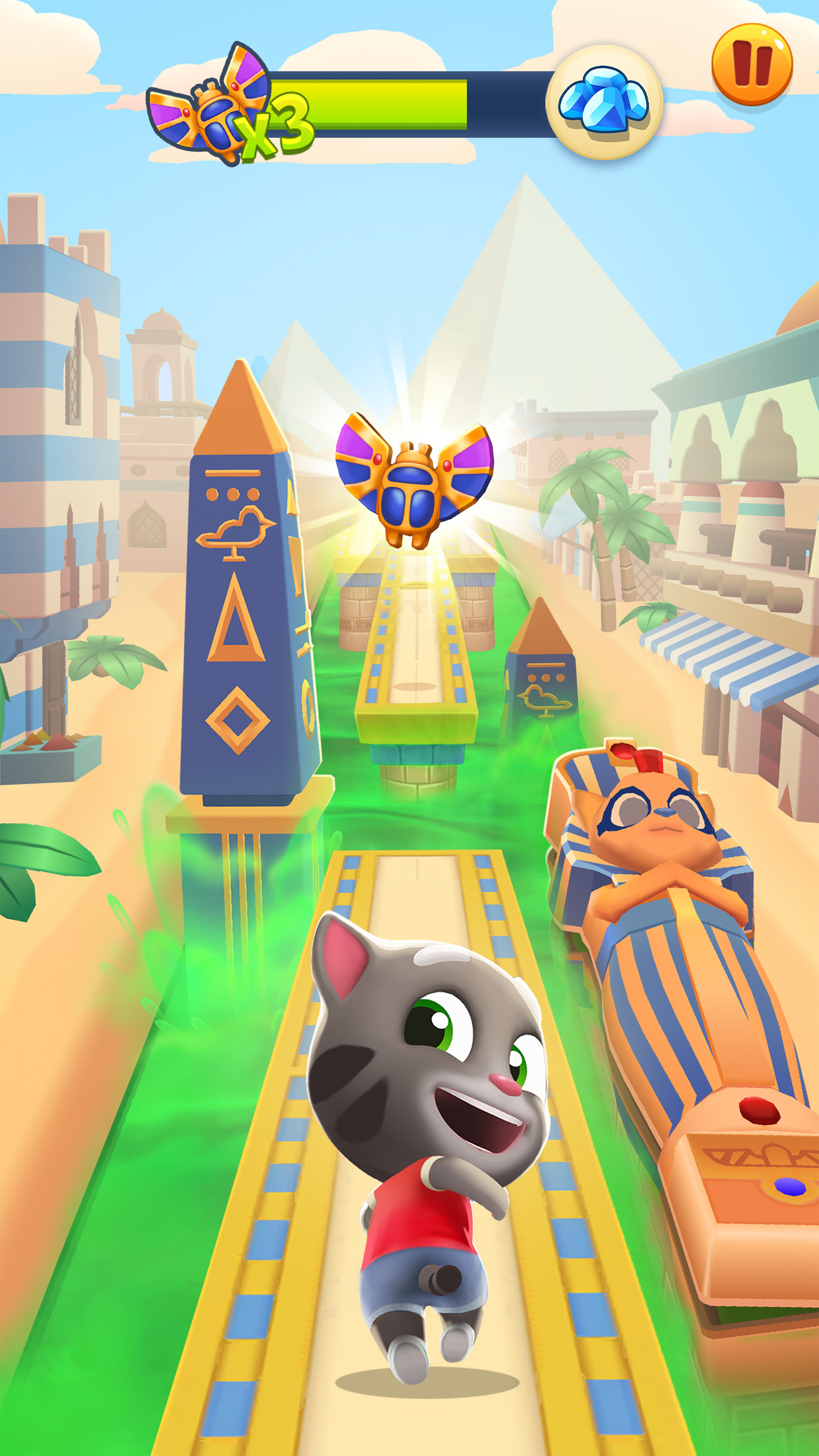 اسکرین شات 1 بازی Talking Tom Gold Run