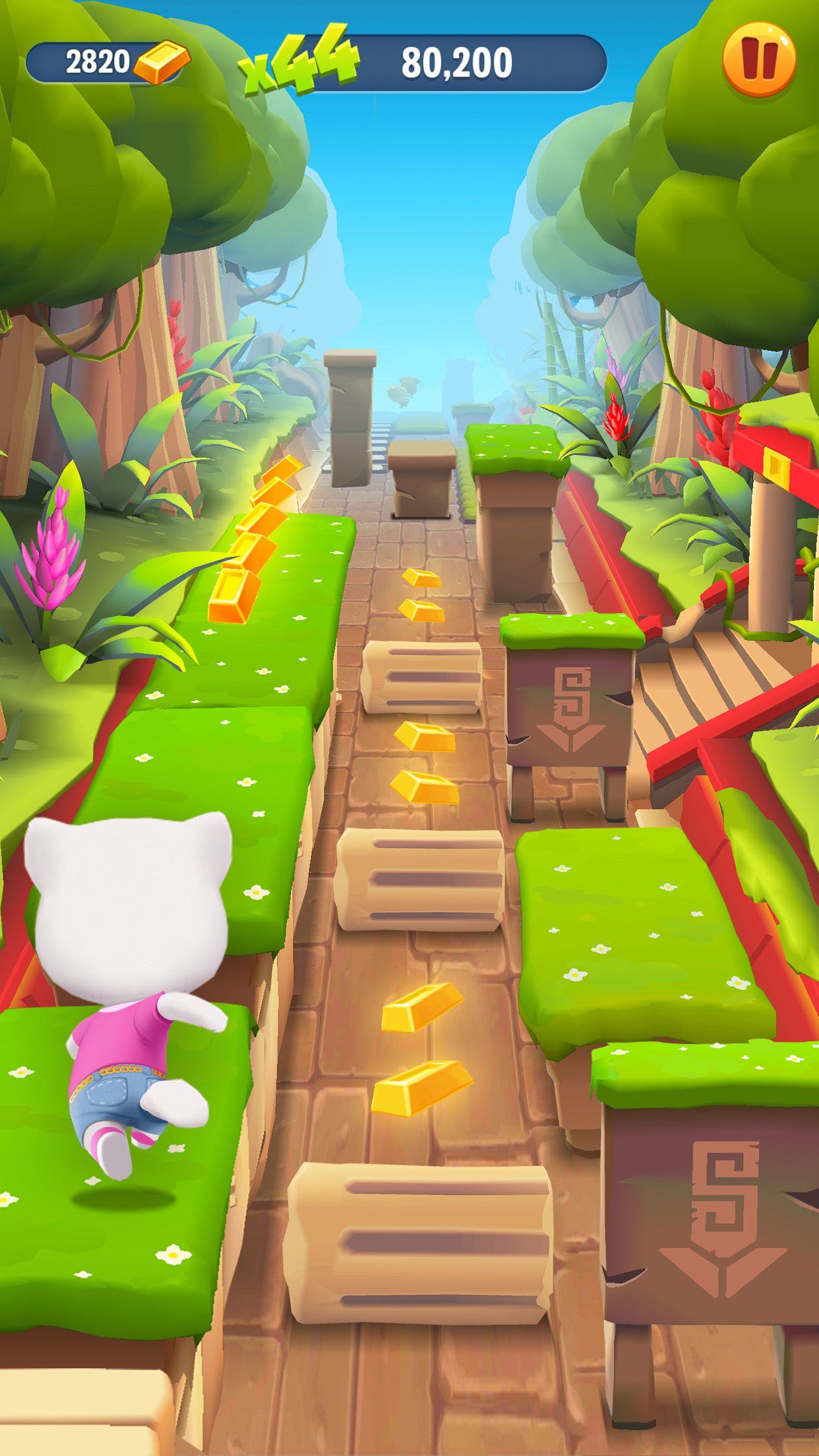 اسکرین شات 6 بازی Talking Tom Gold Run