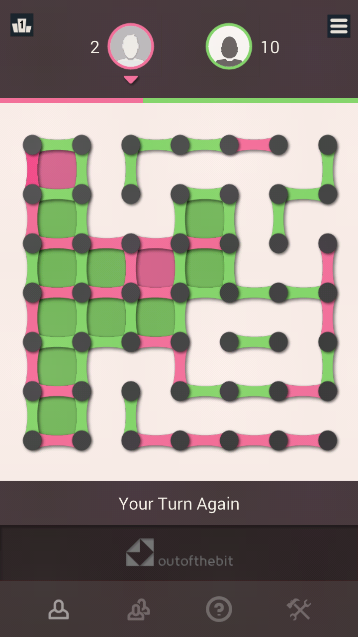 اسکرین شات 3 بازی Dots and Boxes - Classic Strat