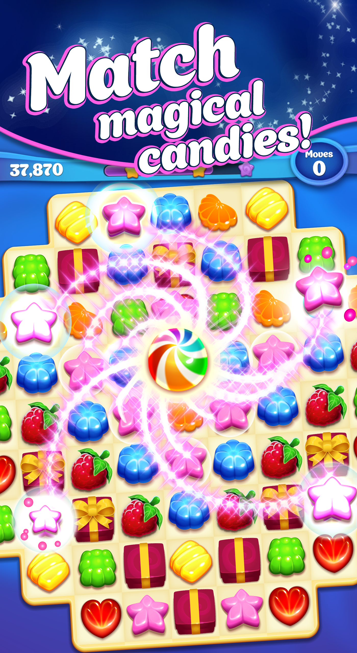 اسکرین شات 2 بازی Crafty Candy - Match 3 Game