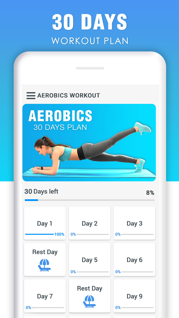 اسکرین شات 1 برنامه Aerobics Workout – Weight Loss