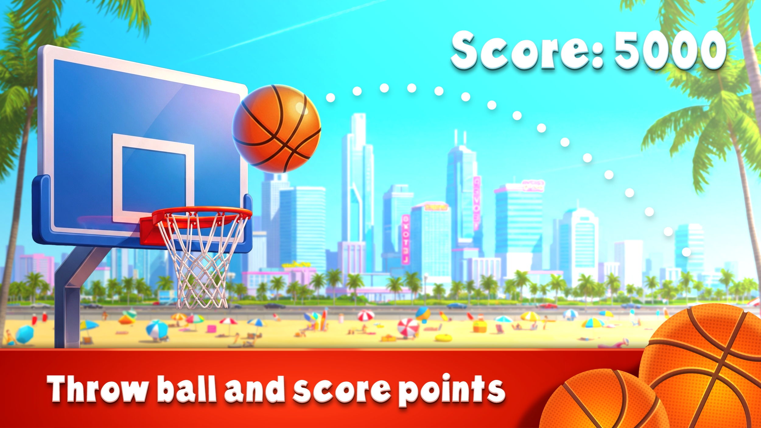اسکرین شات 1 بازی Basketball Shooting