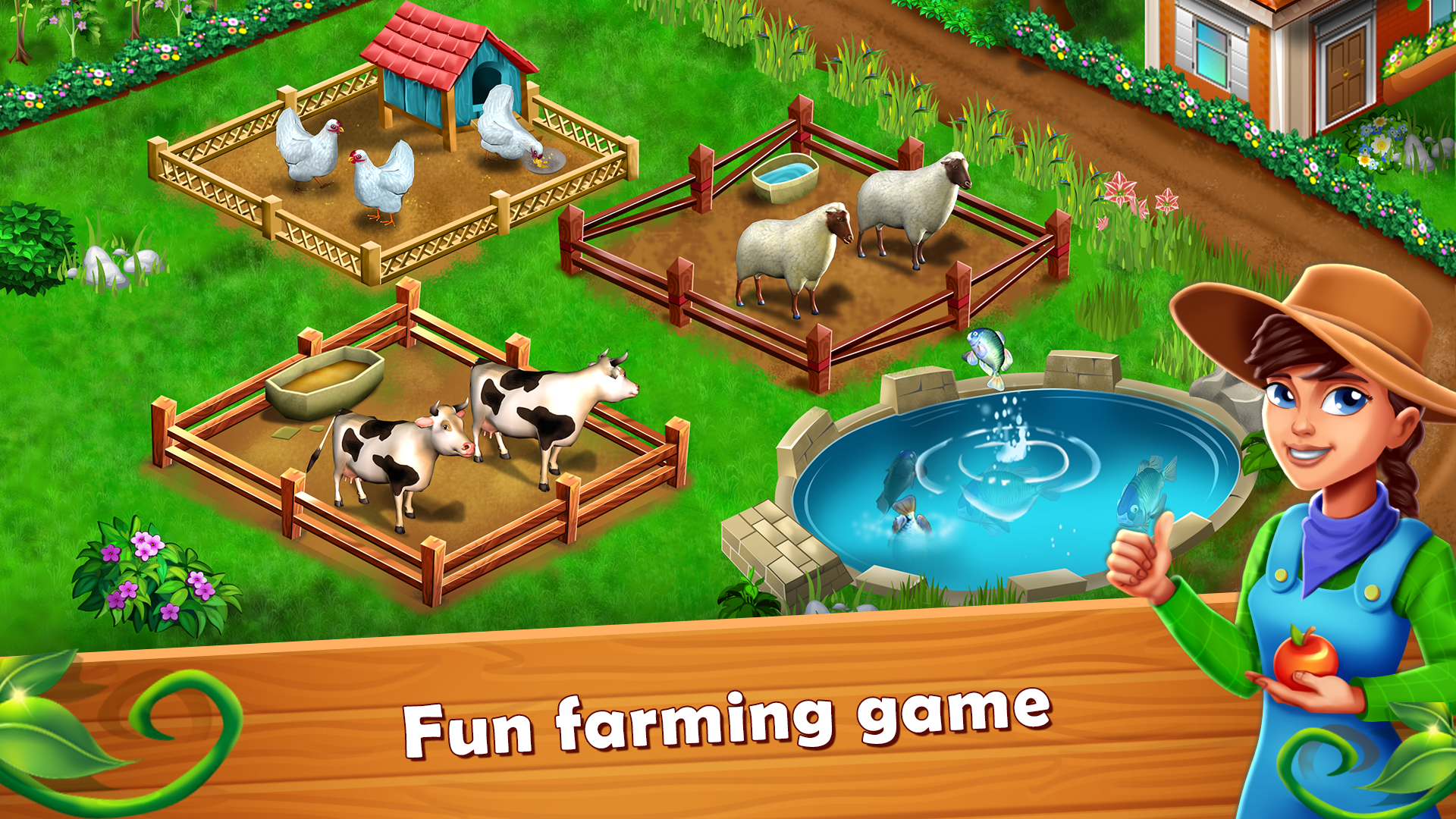اسکرین شات 1 بازی Farm Fest : Farming Games