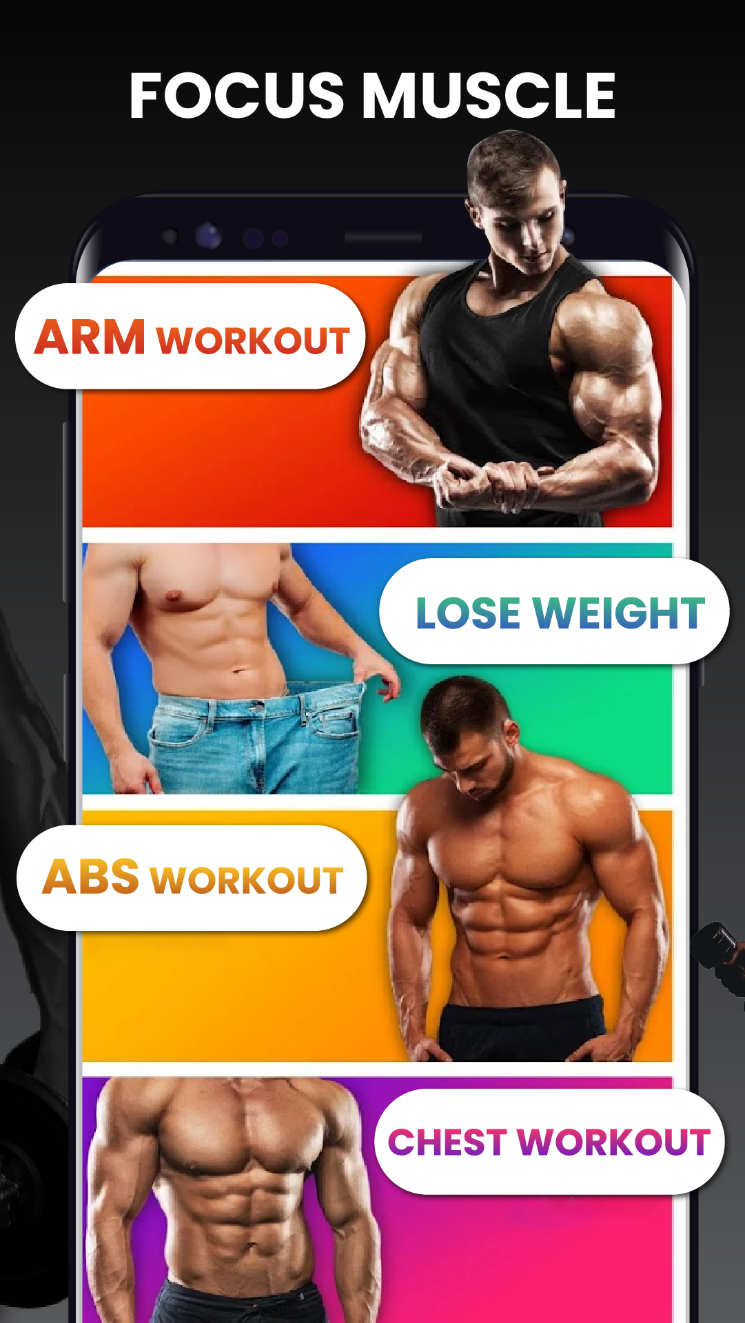 اسکرین شات 2 برنامه Men Workout - Home Fitness
