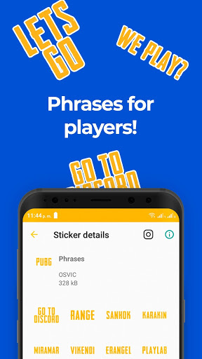 اسکرین شات 3 برنامه Stickers for WhatsApp (PUBG Fan App) 2020 ✅