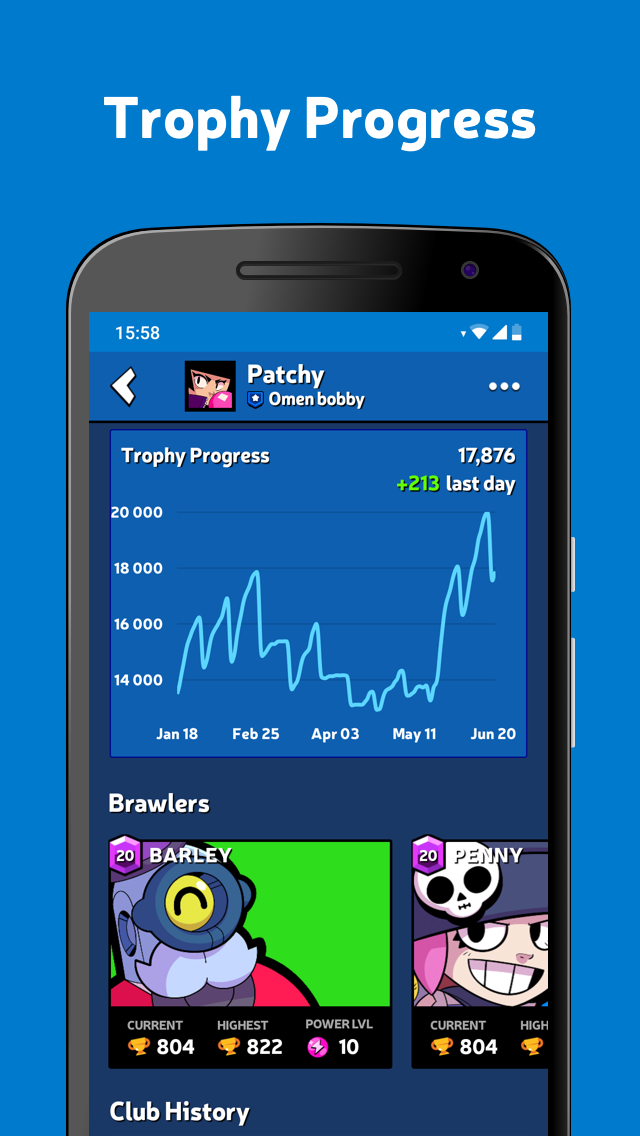 اسکرین شات 4 برنامه Brawl Stats for Brawl Stars