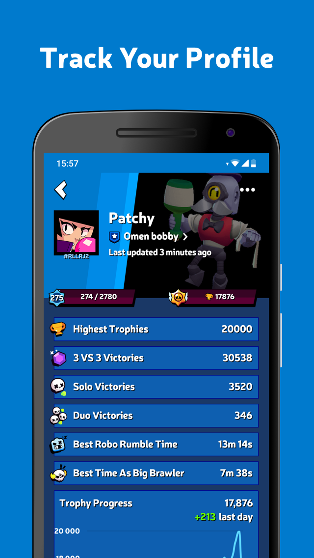 اسکرین شات 3 برنامه Brawl Stats for Brawl Stars