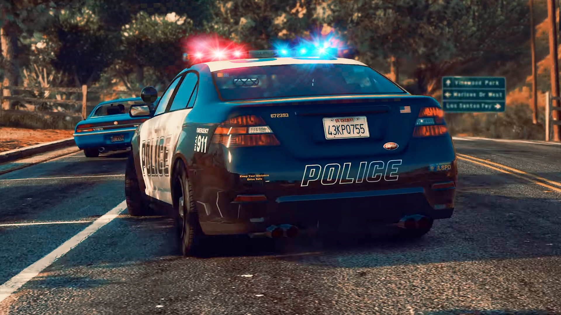 اسکرین شات 2 بازی Police Chase Mobile Car Games
