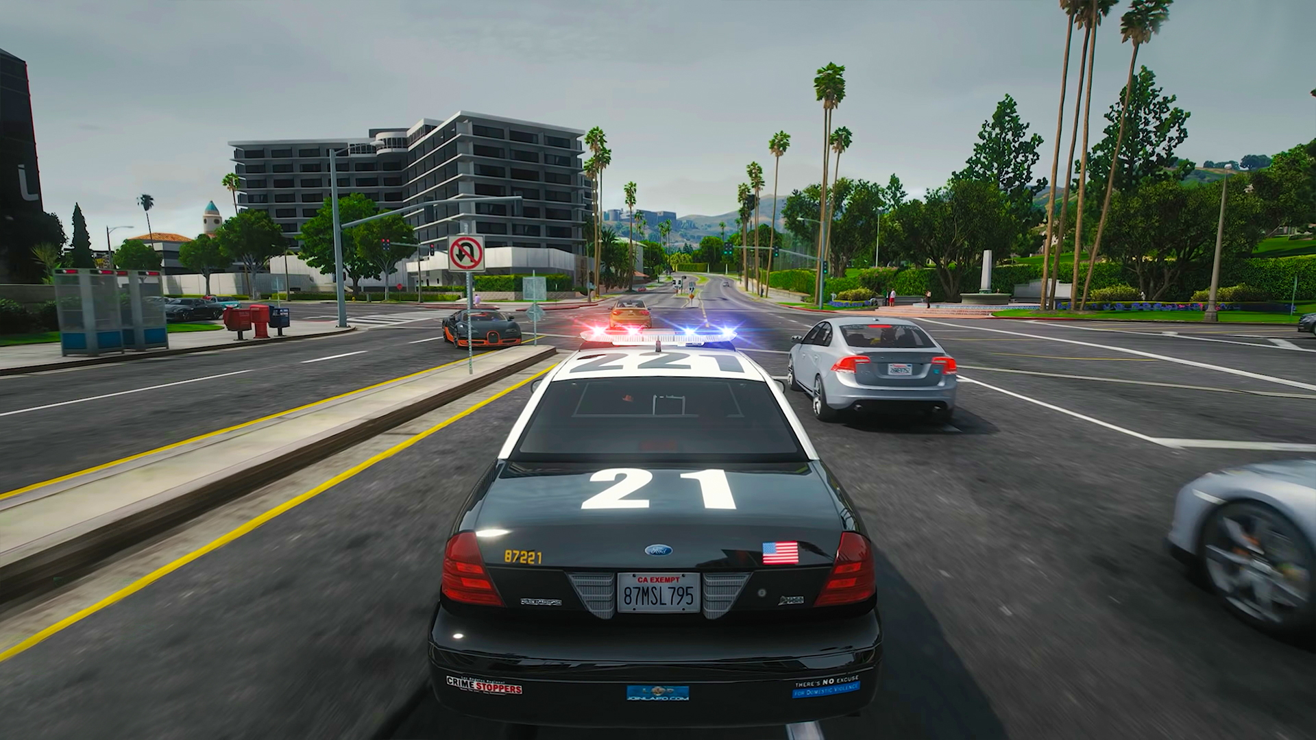 اسکرین شات 1 بازی Police Chase Mobile Car Games