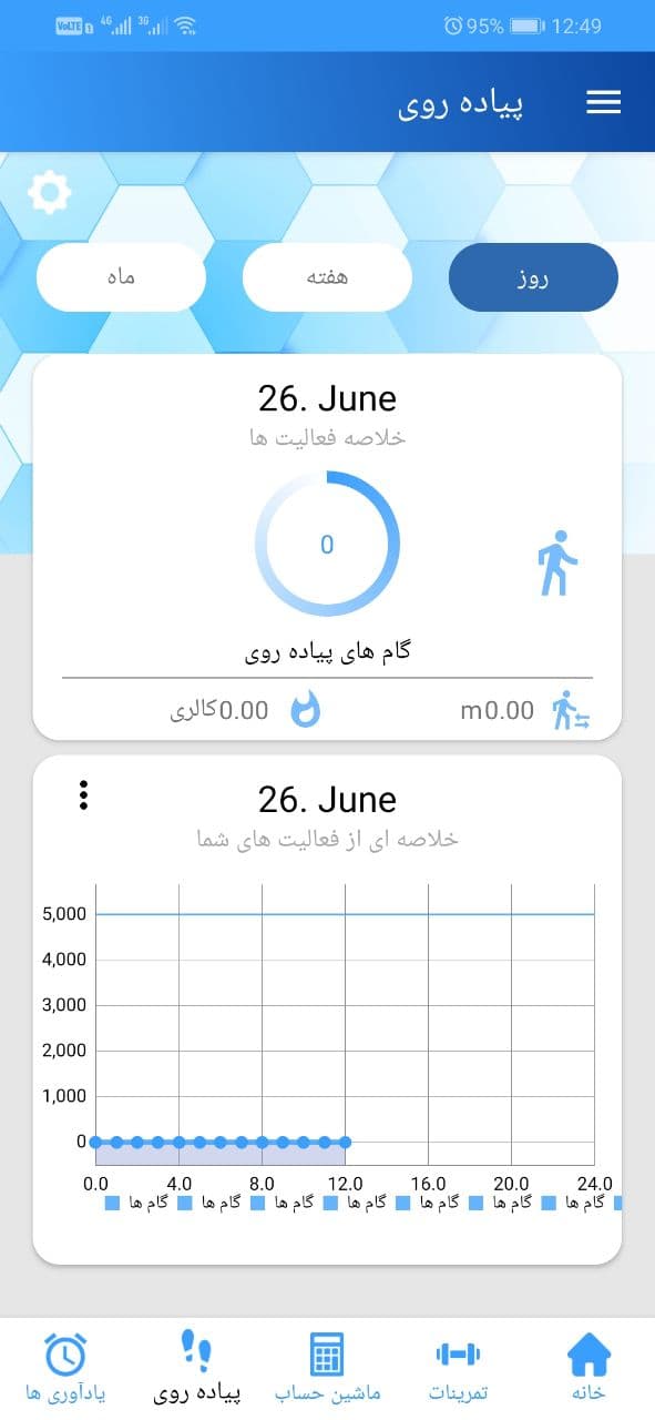 اسکرین شات 4 برنامه تندرستی و تناسب اندام