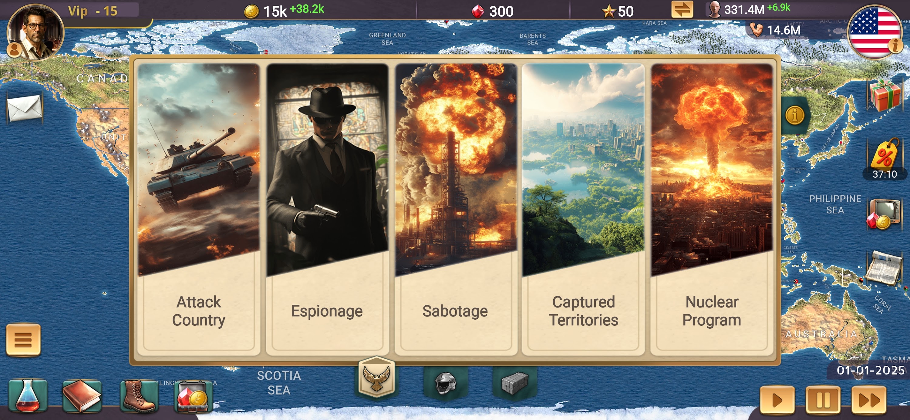 اسکرین شات 3 بازی MA 3 – President Simulator