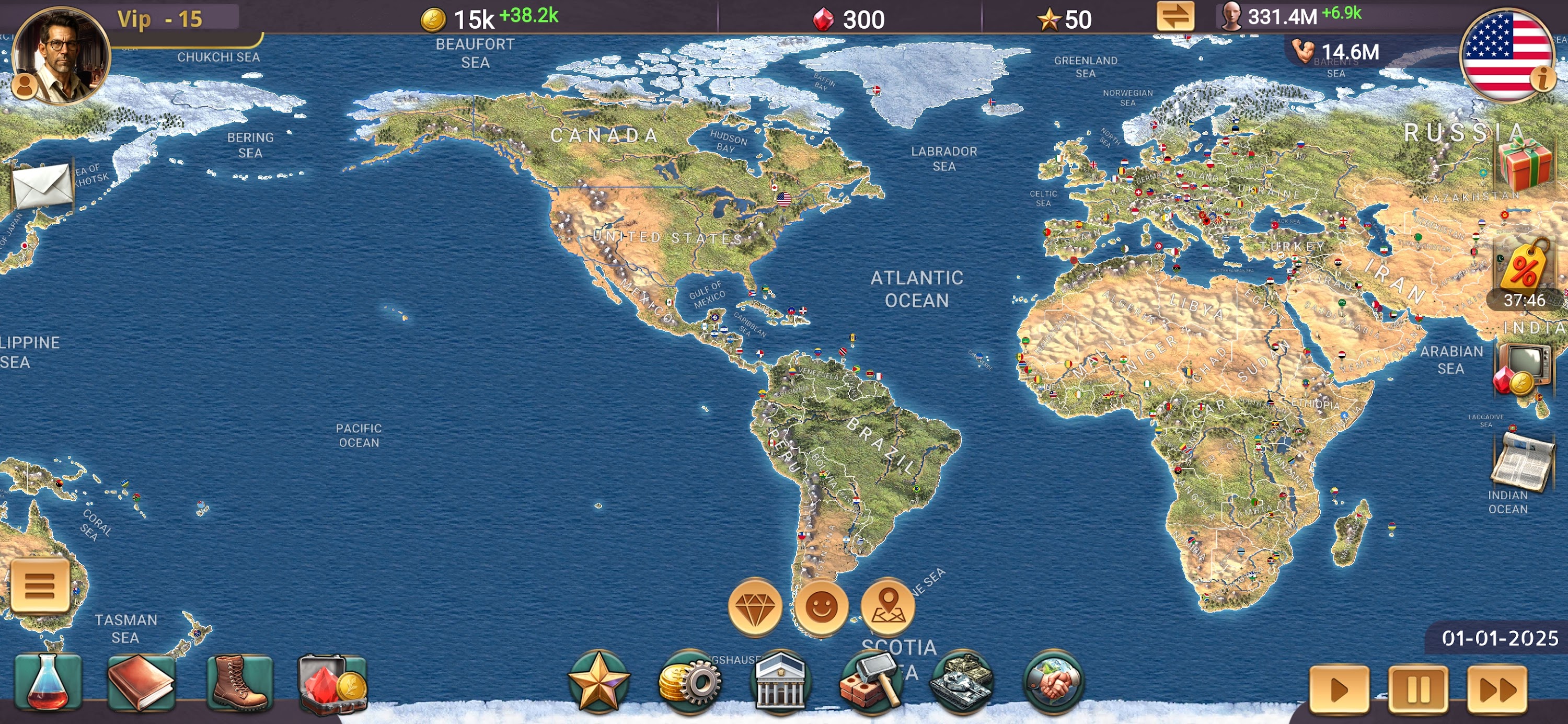 اسکرین شات 1 بازی MA 3 – President Simulator