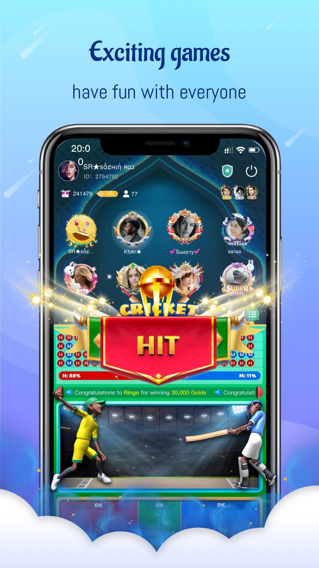 اسکرین شات 5 برنامه OyeTalk - Live Voice Chat Room