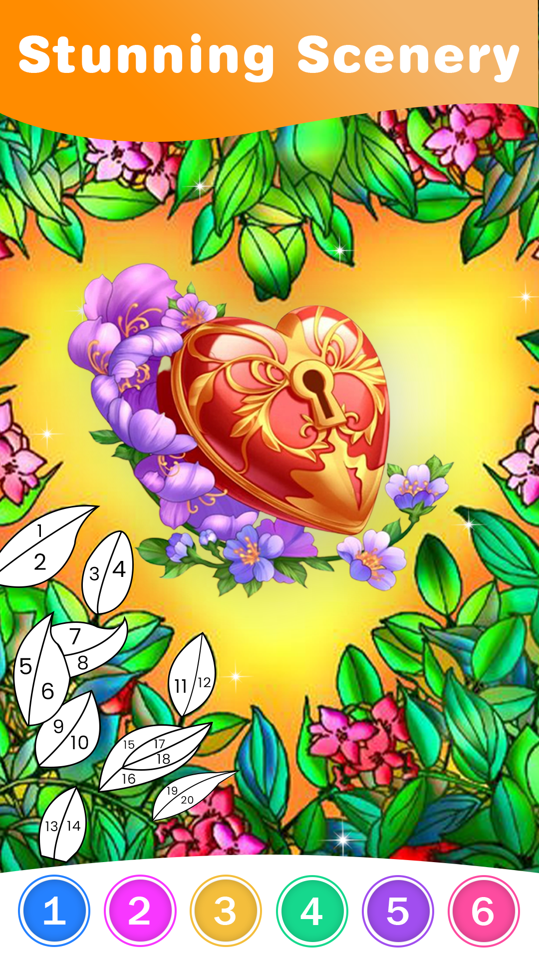 اسکرین شات 5 برنامه Paint by Number: Coloring Game