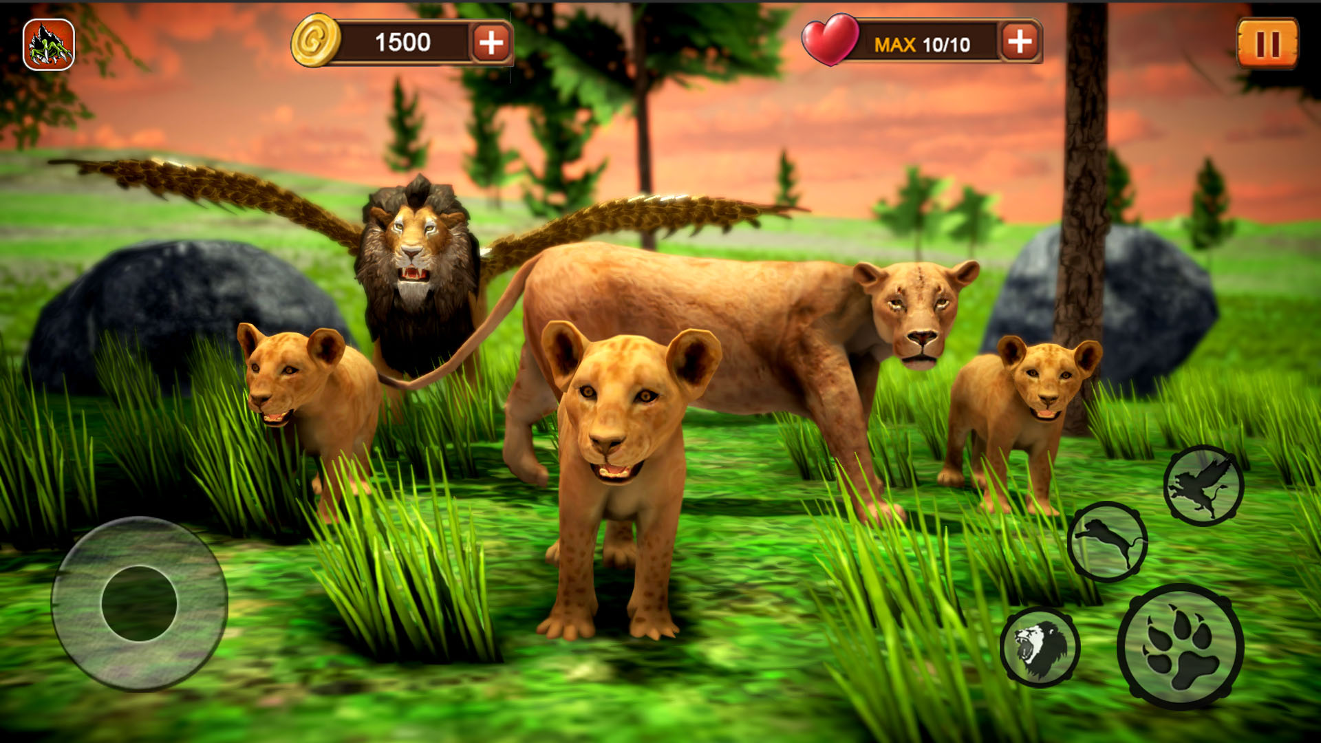 اسکرین شات 4 برنامه Angry Flying Lion Simulator 3d