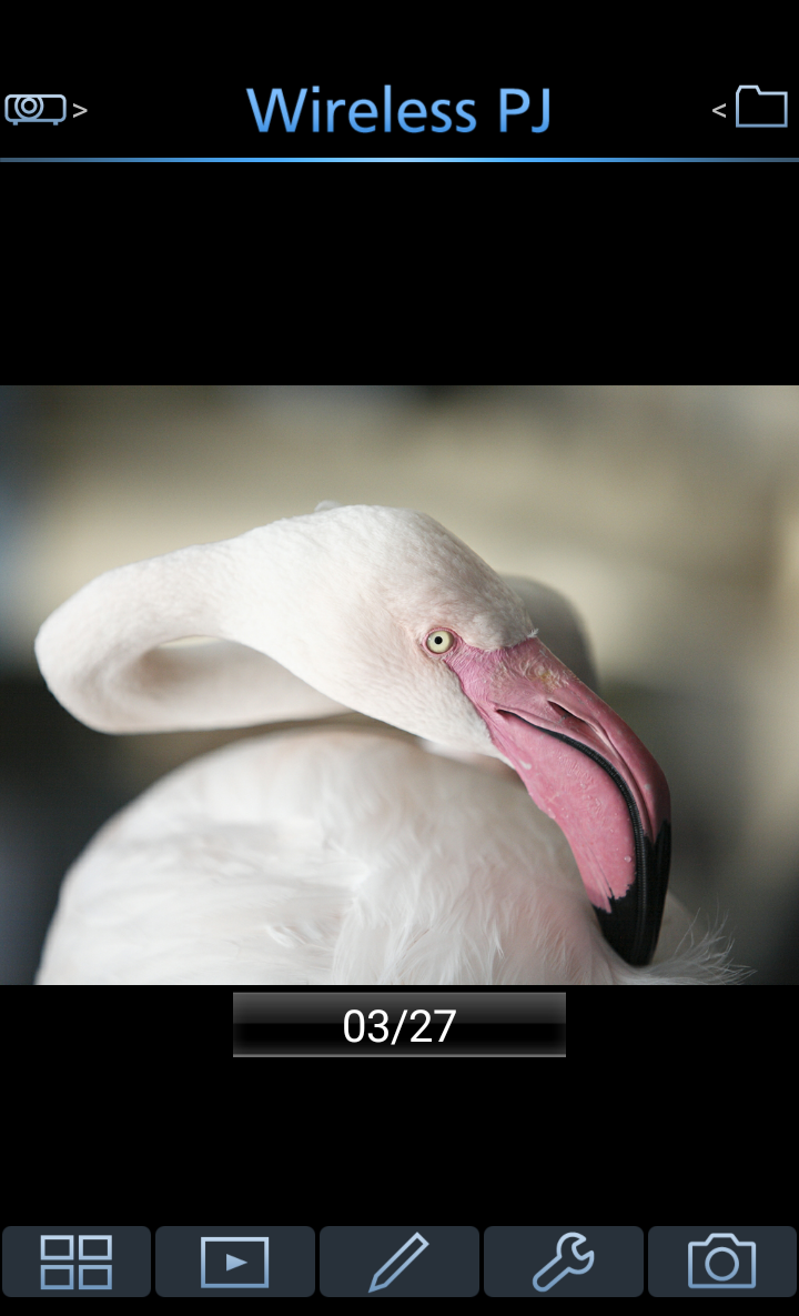 اسکرین شات 1 برنامه Panasonic Wireless Projector