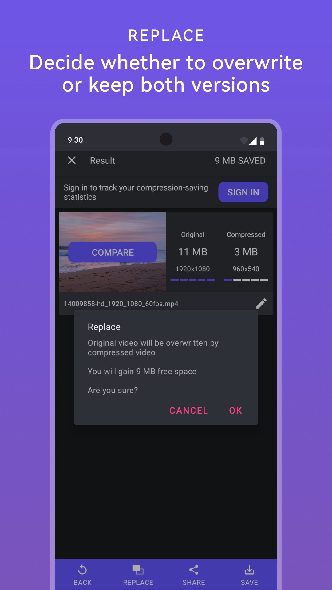 اسکرین شات 8 برنامه Panda Video Compress & Convert
