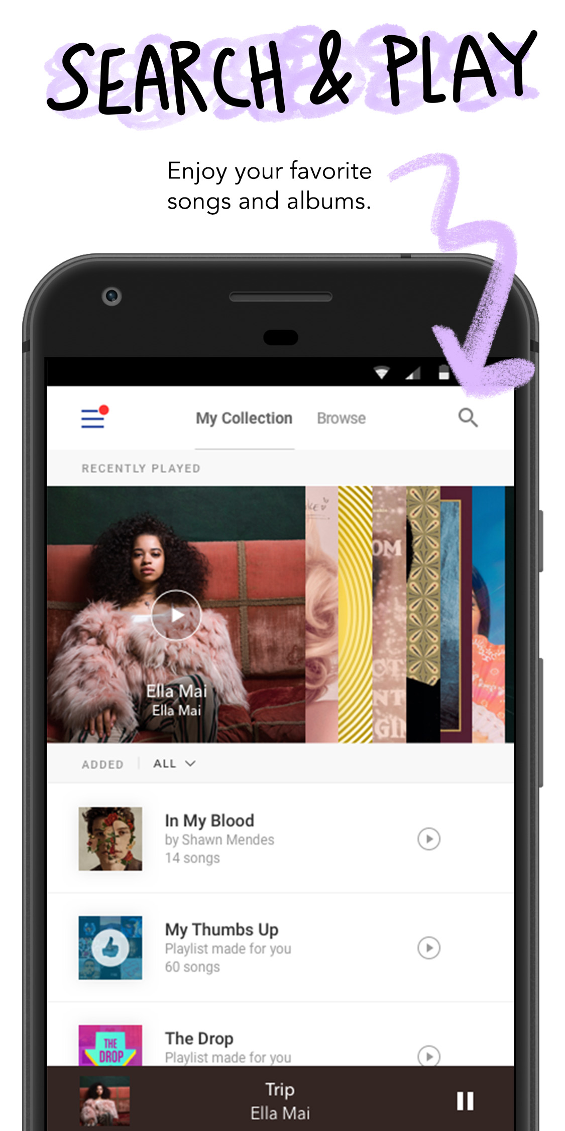 اسکرین شات 4 برنامه Pandora - Music & Podcasts