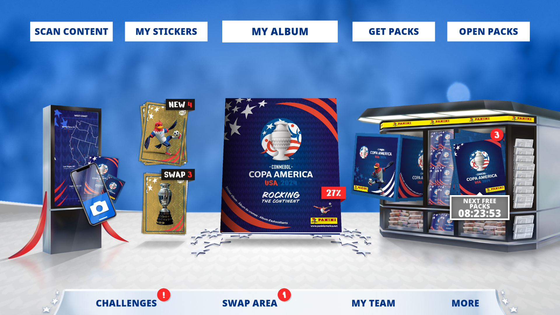 اسکرین شات 1 بازی Copa America Panini Collection