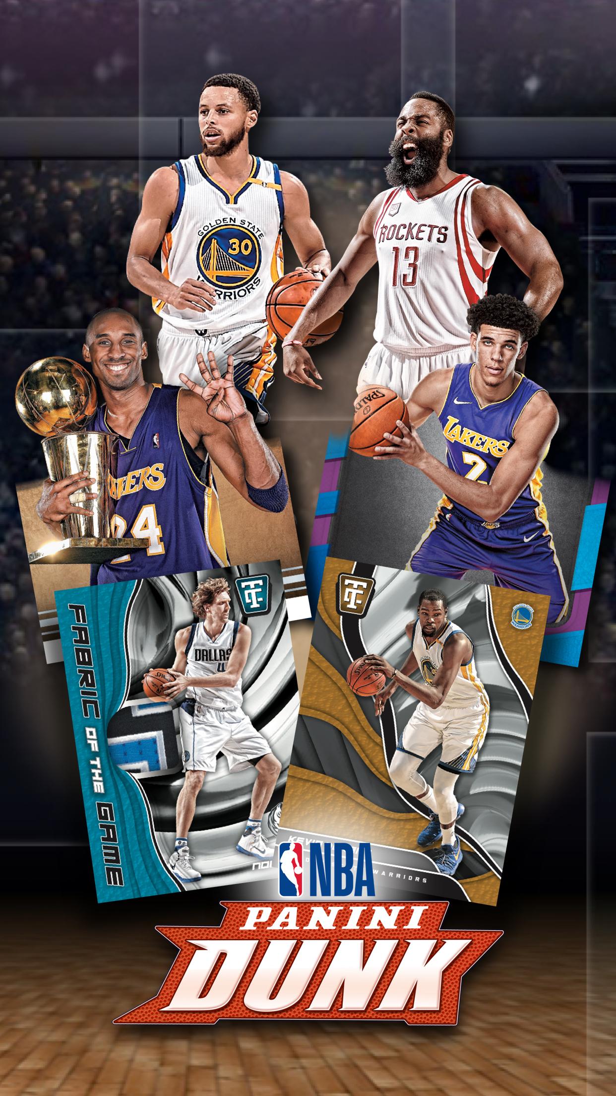 اسکرین شات 1 برنامه NBA Dunk - Trading Card Games