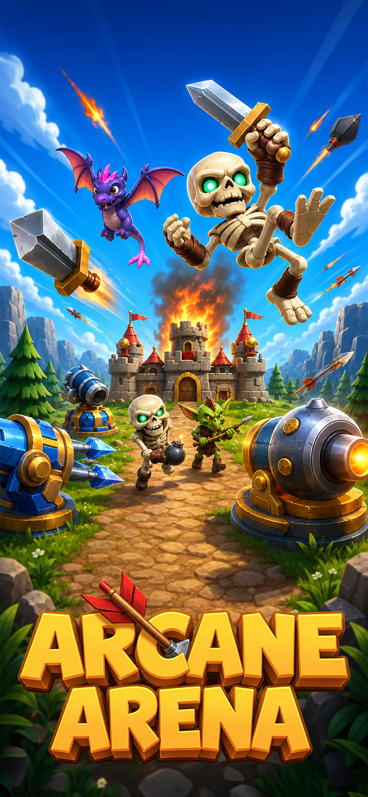 اسکرین شات 1 بازی Arcane Arena: Tower Defense TD