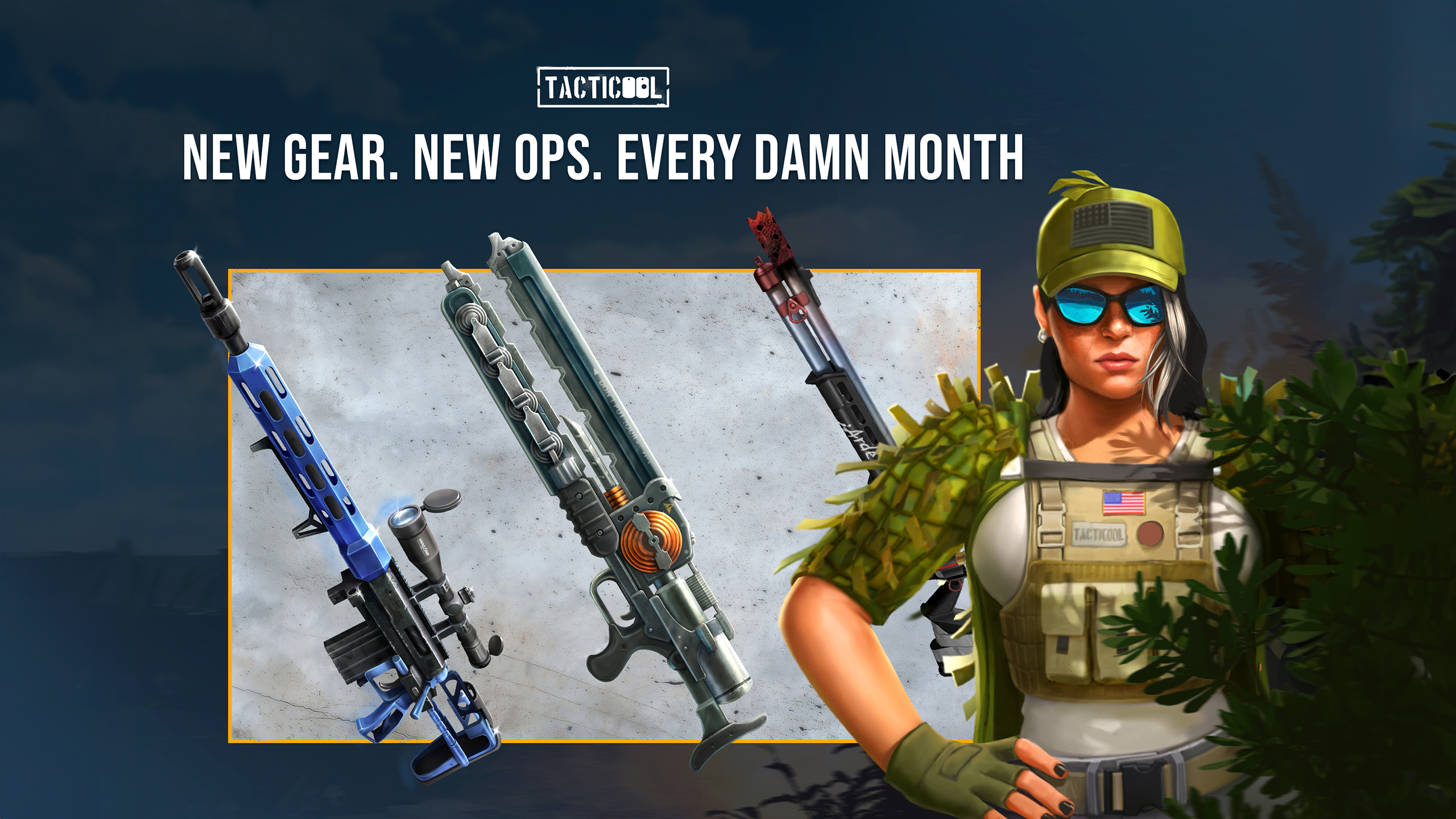 اسکرین شات 4 بازی Tacticool: Tactical fire games