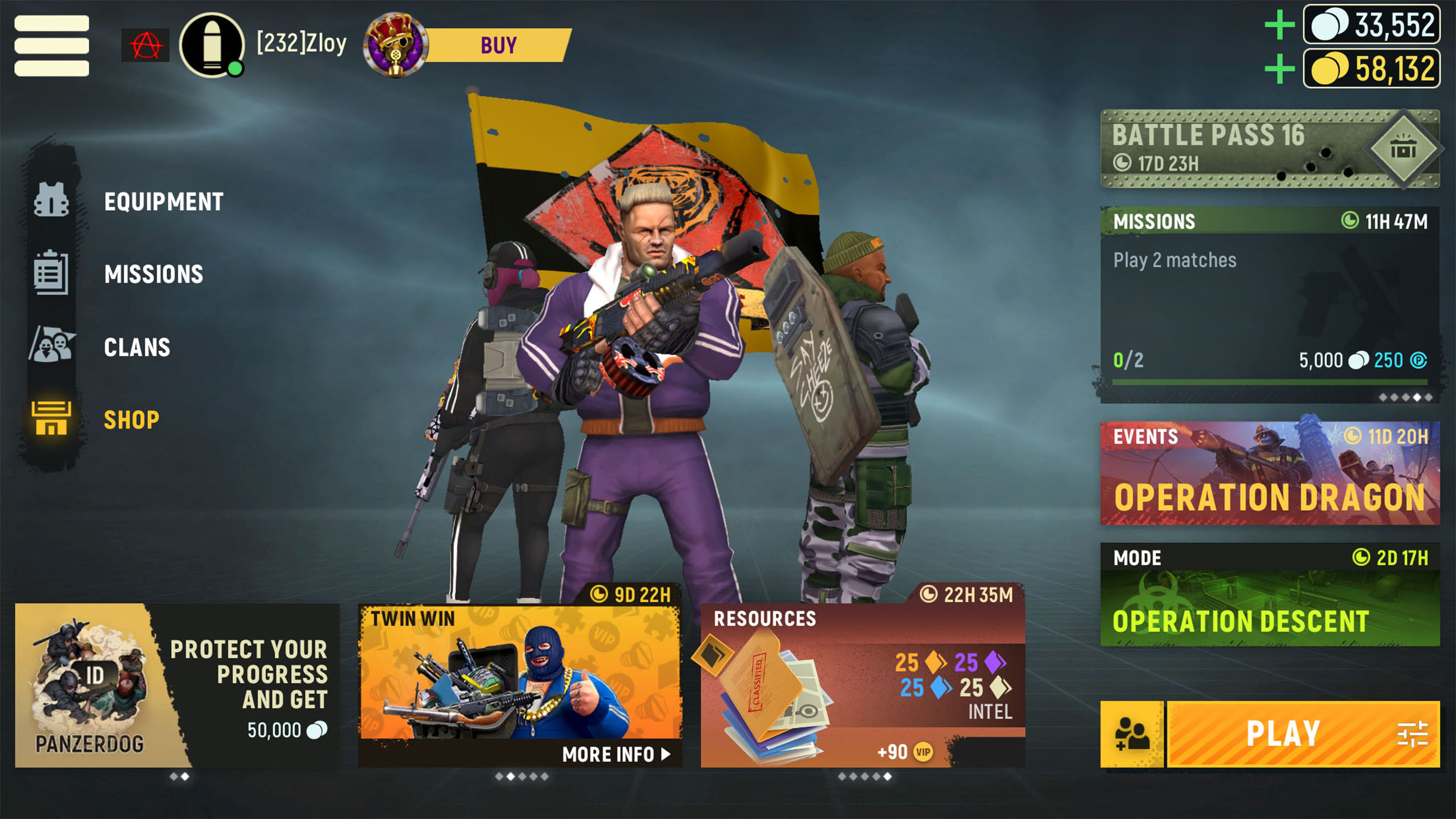 اسکرین شات 6 بازی Tacticool: Tactical fire games