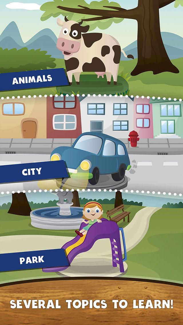 اسکرین شات 3 برنامه English for Kids