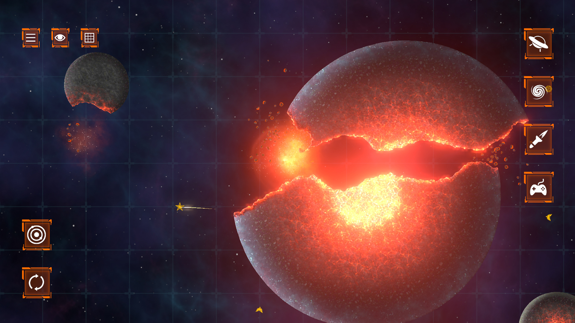 اسکرین شات 1 بازی Solar Smash 2D: Destroy Planet