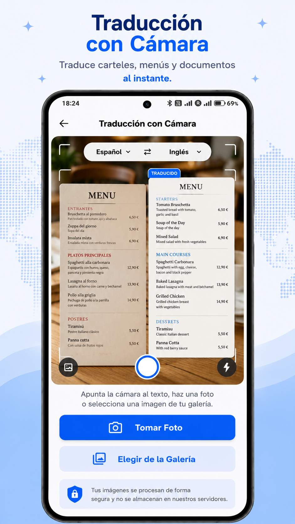 اسکرین شات 4 برنامه Traductor Voz: 100+ Idiomas