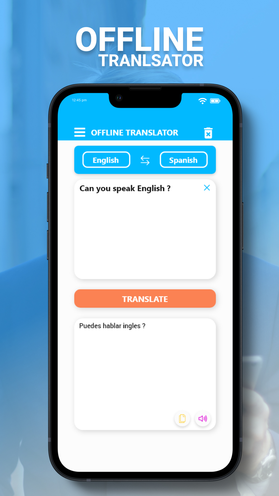 اسکرین شات 4 برنامه Speak & Translate All Language