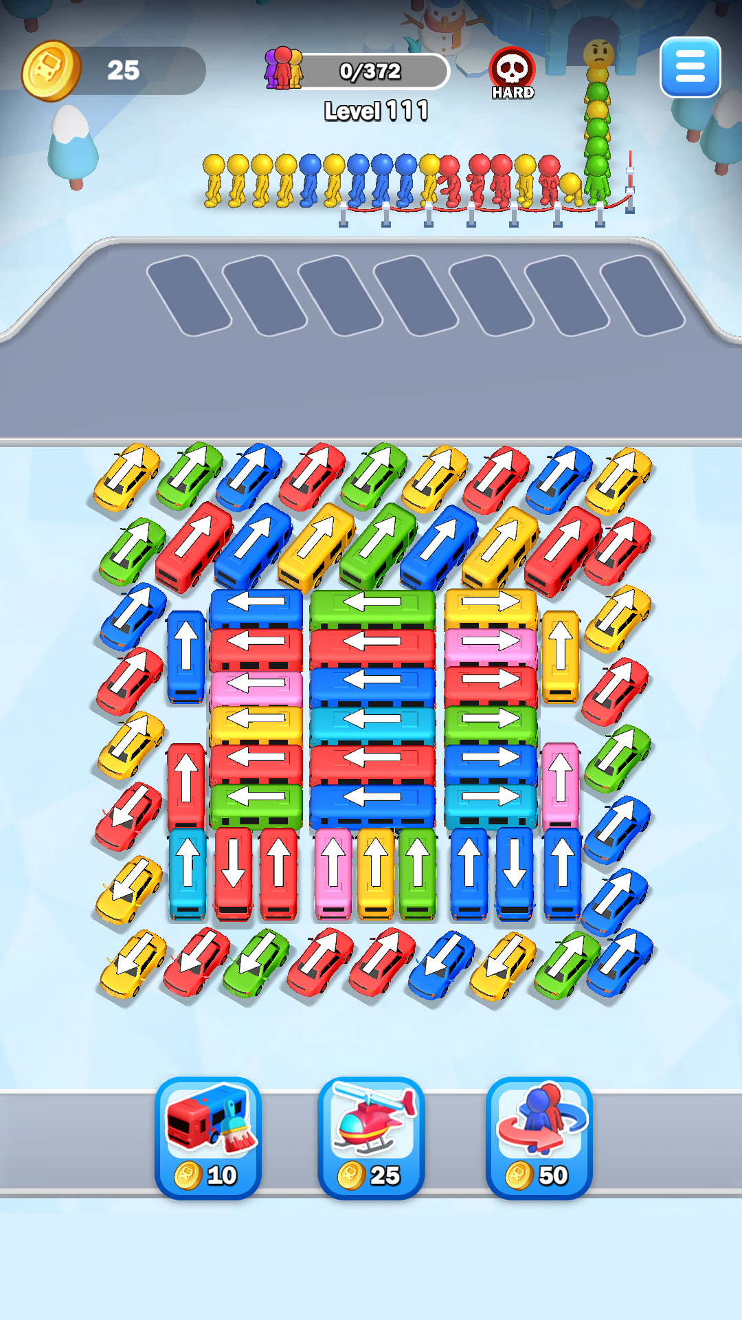 اسکرین شات 3 بازی Car Jam 3D - Bus Escape Out