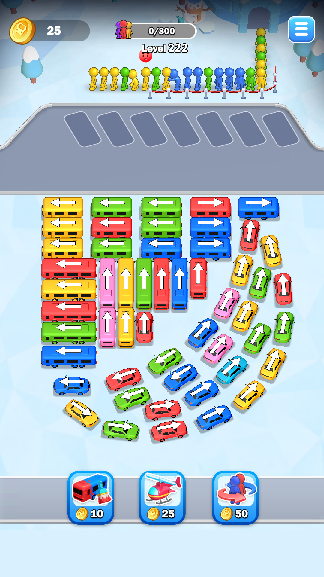 اسکرین شات 2 بازی Car Jam 3D - Bus Escape Out