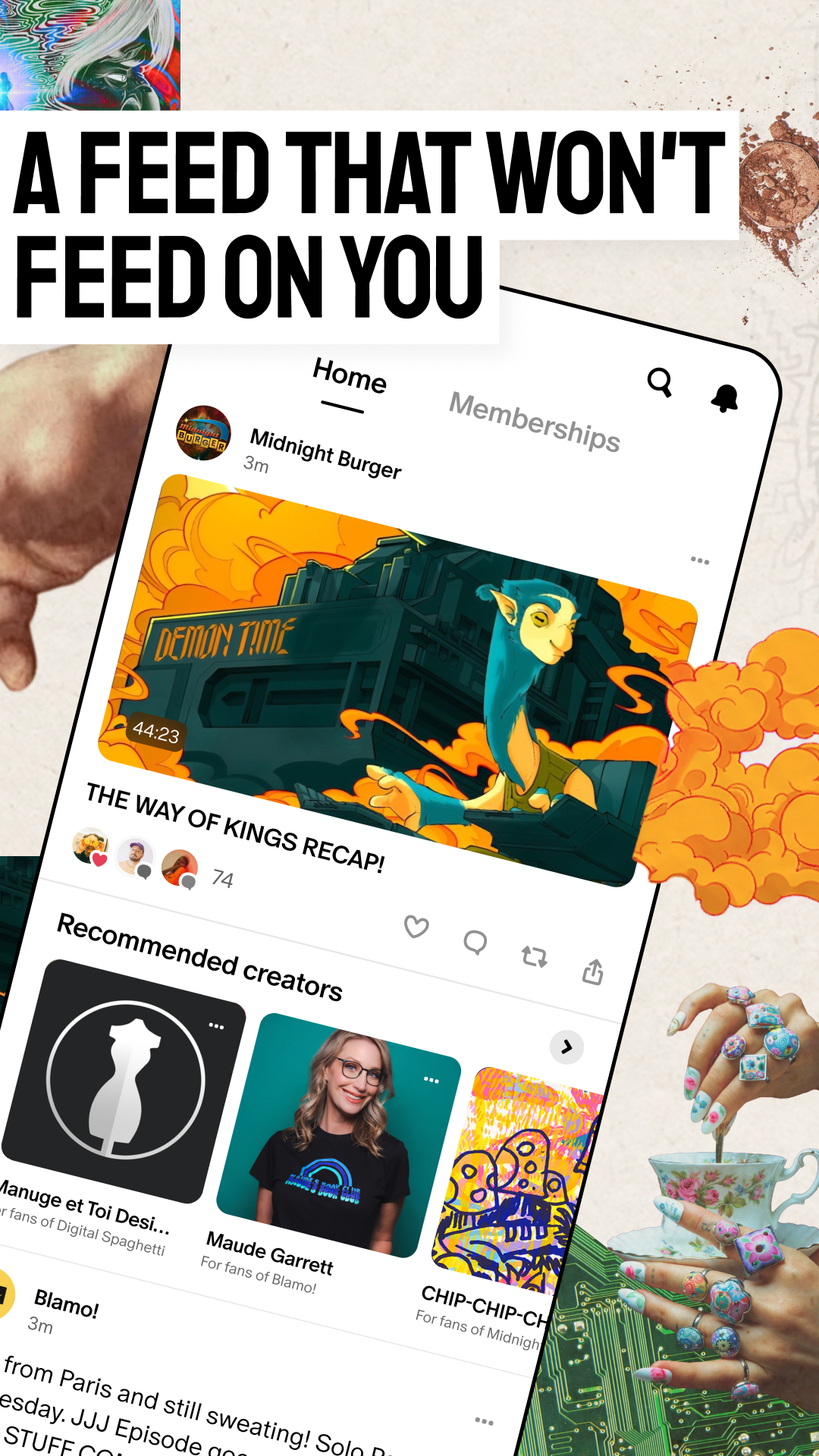 اسکرین شات 2 برنامه Patreon