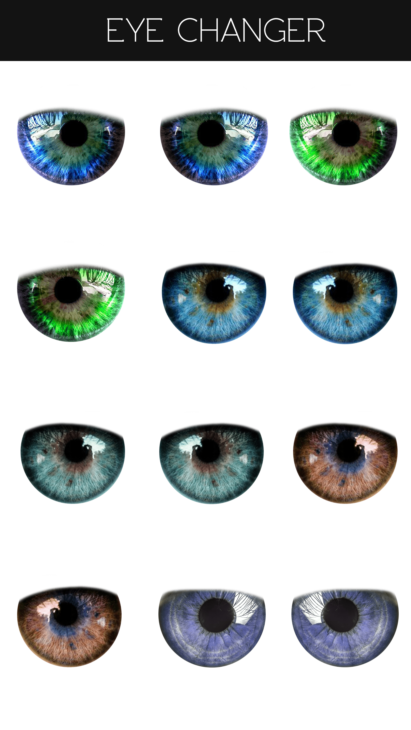 اسکرین شات 2 برنامه Eye Color Camera
