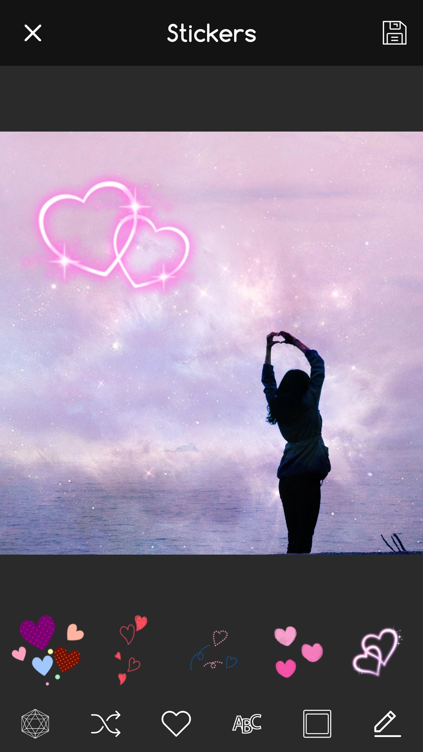 اسکرین شات 2 برنامه Galaxy Overlay Photo App