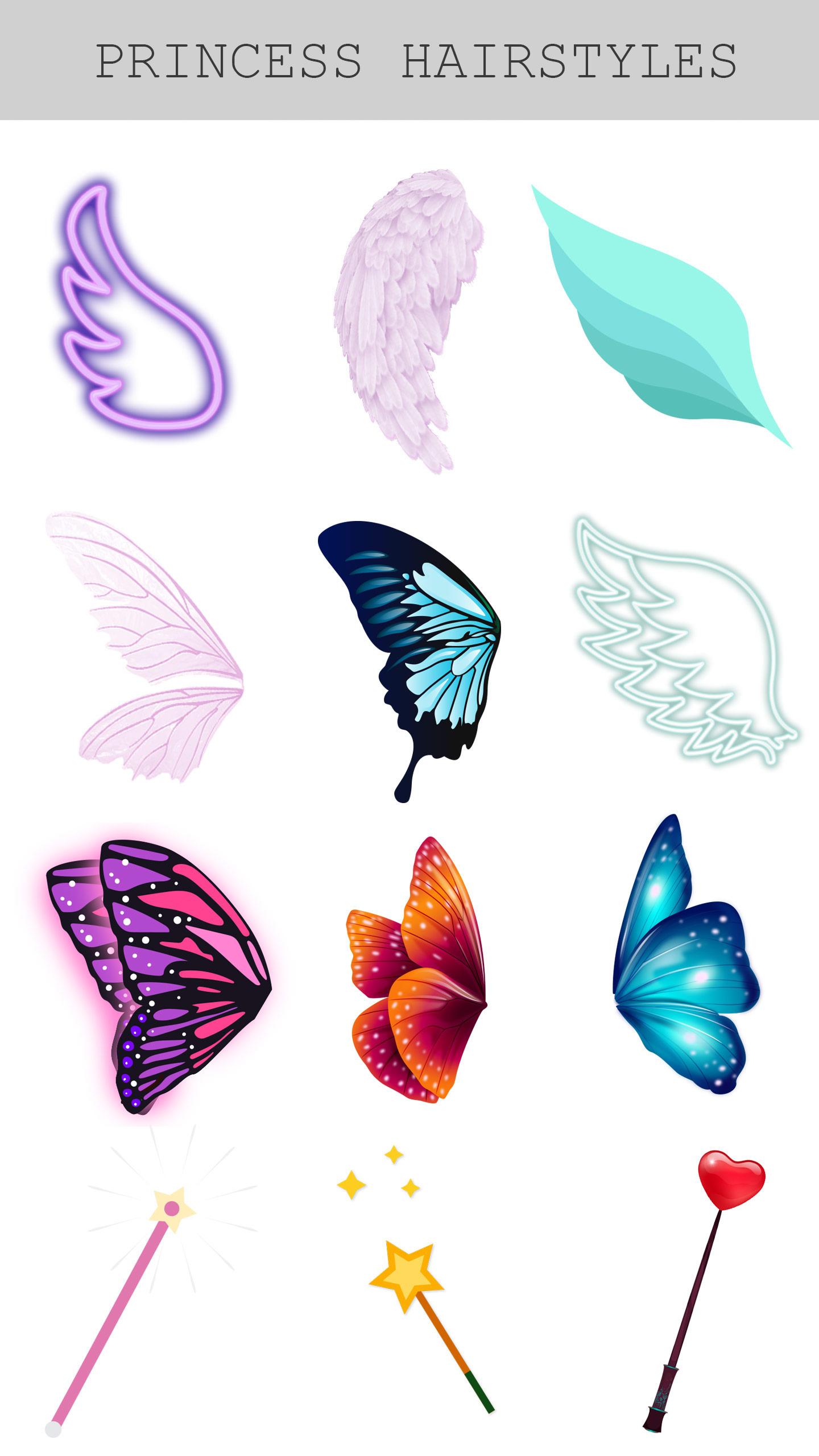 اسکرین شات 5 برنامه Princess Hairstyle Photo Edito