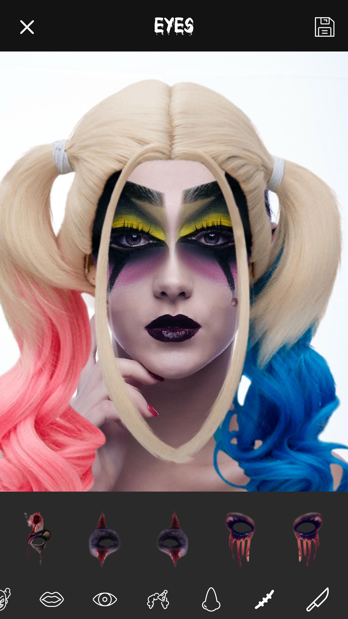 اسکرین شات 2 برنامه Scary Clown Photo Pranks