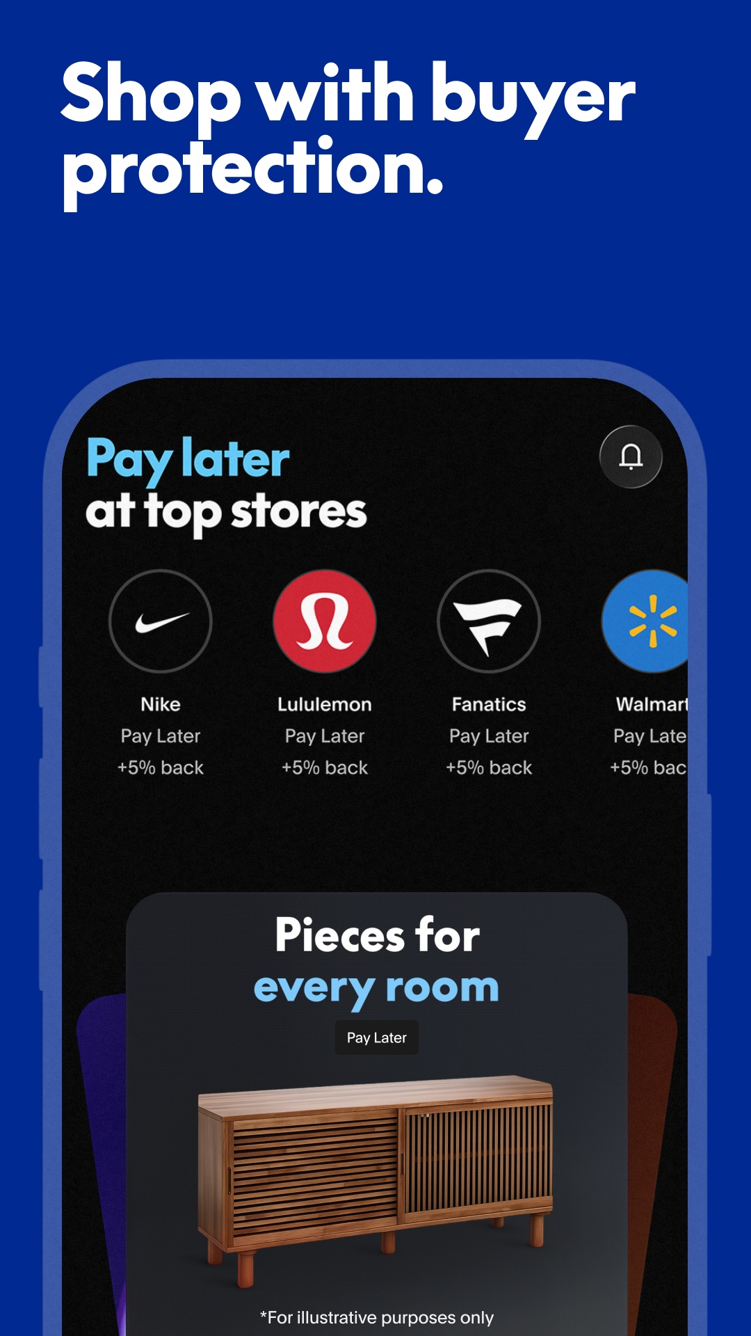 اسکرین شات 1 برنامه PayPal - Pay, Send, Save