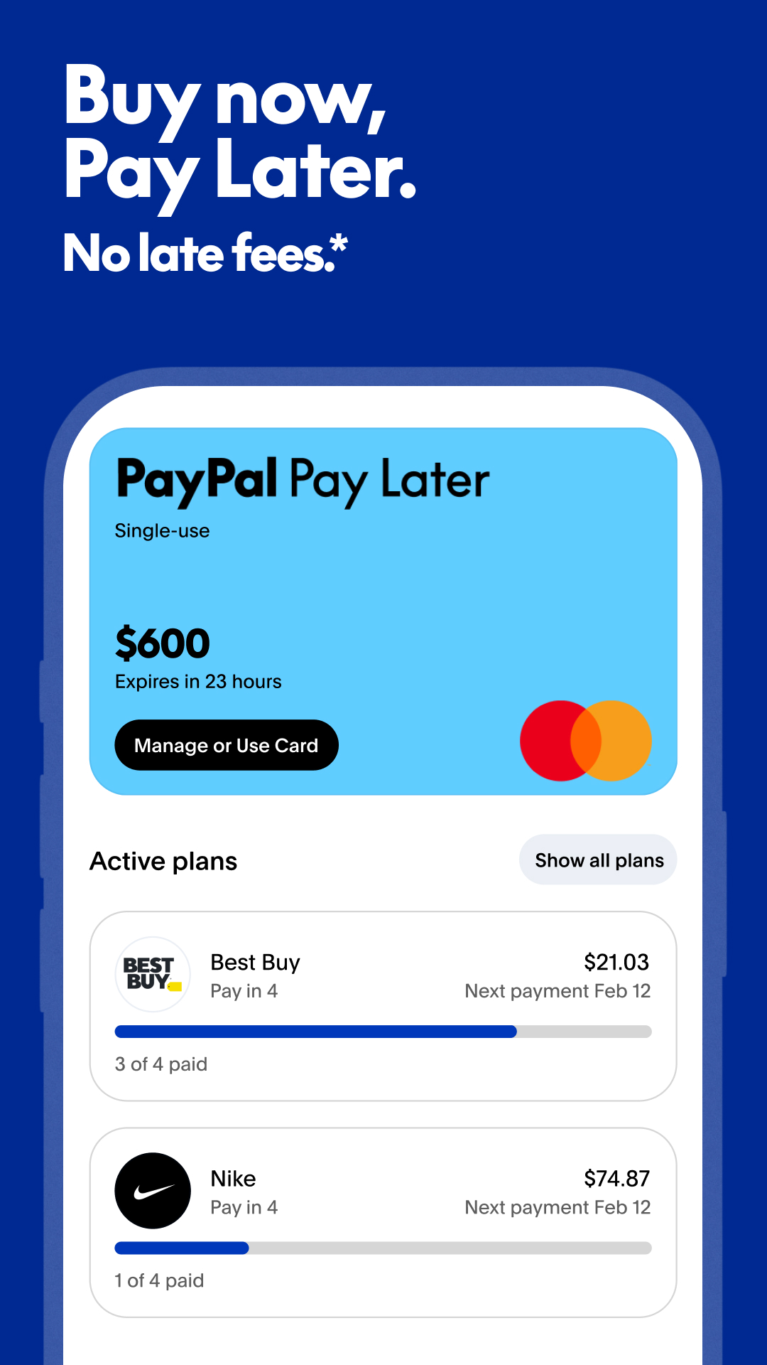 اسکرین شات 3 برنامه PayPal - Pay, Send, Save