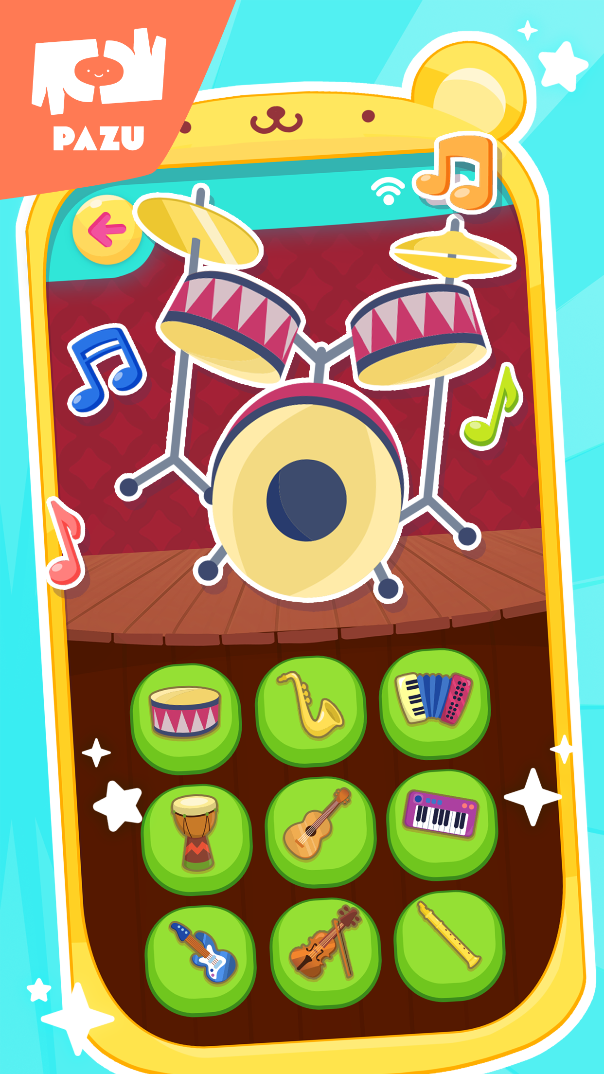 اسکرین شات 5 بازی Baby Phone: Musical Baby Games