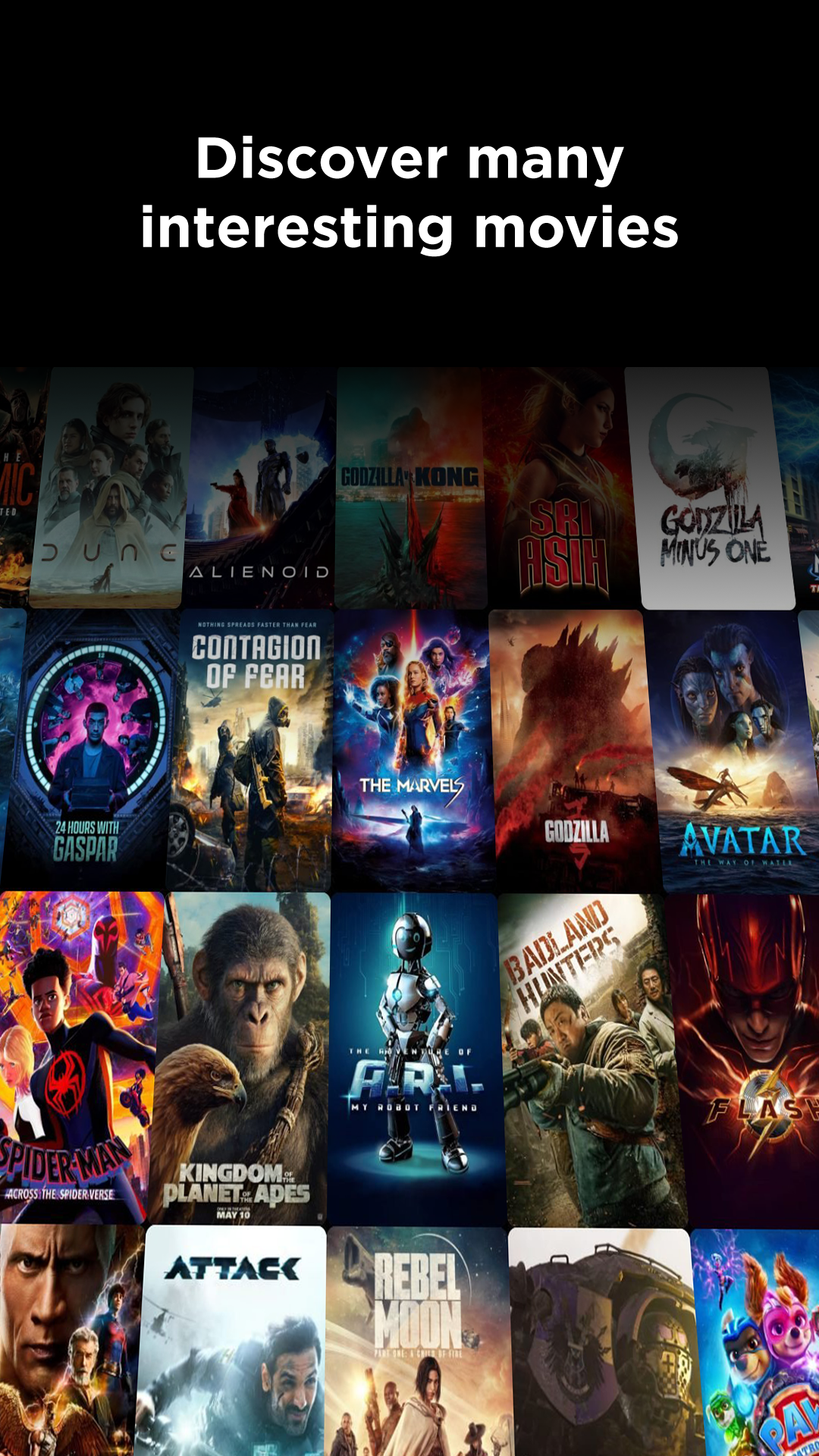اسکرین شات 1 برنامه Movie Trailers